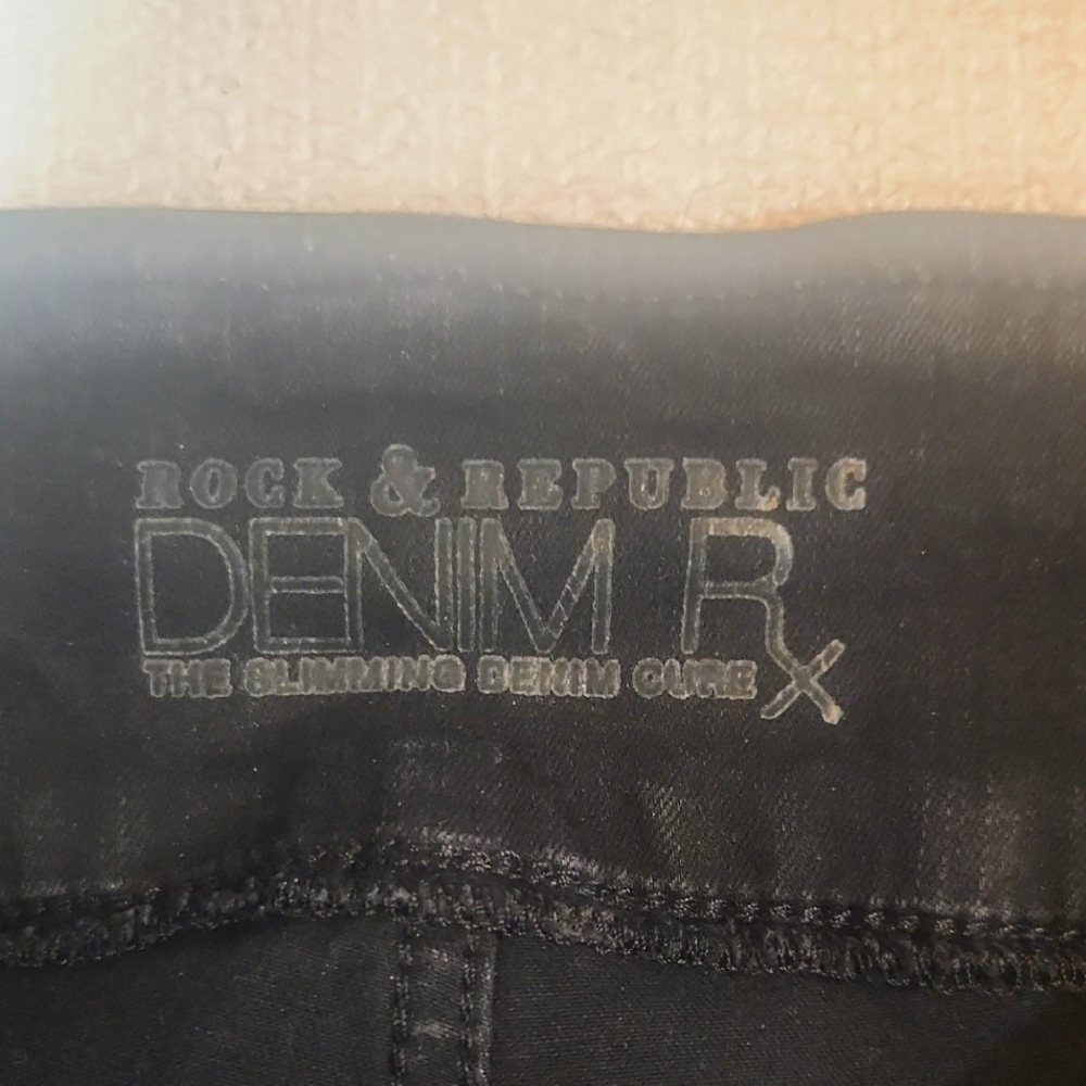 Rock & Republic Black Denim Jeans